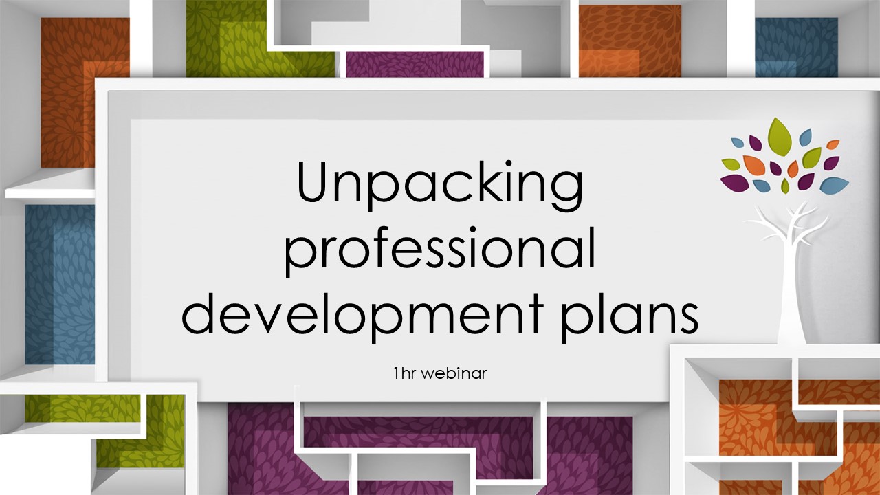 Unpacking professional development plans