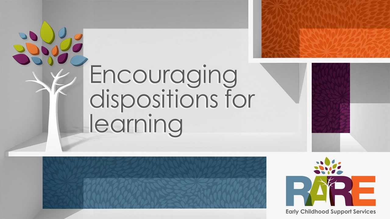 Encouraging dispositions for learning – RARE Early Childhood Support ...