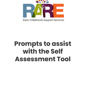 Prompts to assist with the self assessment tool