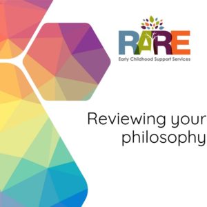 Reviewing your philosophy