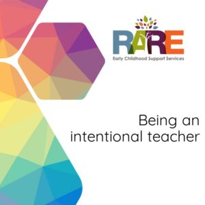 Being an intentional teacher