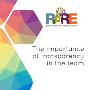The importance of transparency in the team