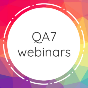 Quality Area 7 Webinars
